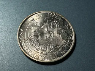 Moneda Plata 1000 Escudos Portugal 1998