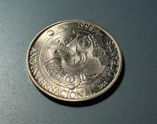 Moneda Plata 1000 Escudos Portugal 1998