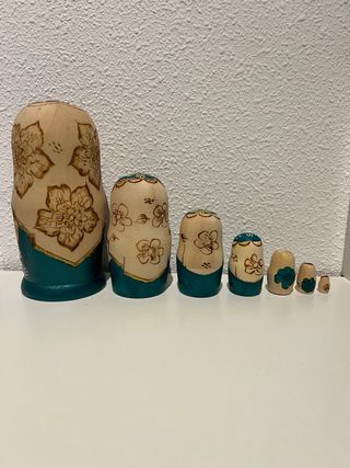 Matrioske russe dipinte a mano - Set completo