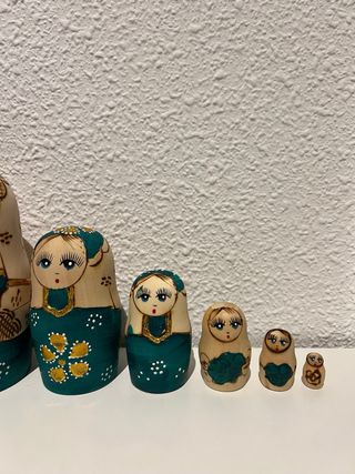 Matrioske russe dipinte a mano - Set completo