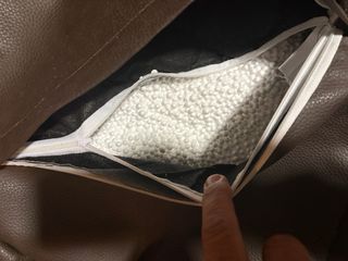 Sillón Puff Piel sintetica Marrón