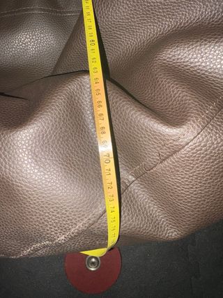 Sillón Puff Piel sintetica Marrón