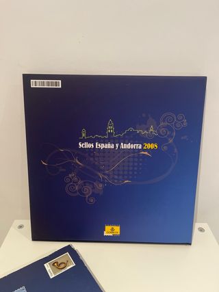 Sellos España y Andorra 2008