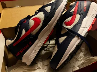 Nike Air Span II Talla 42 Azul/Rojo