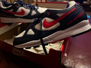 Nike Air Span II Talla 42 Azul/Rojo