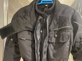 Chaqueta Moto Mujer Negra con protecciones.Talla M