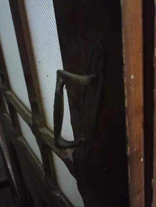 Puertas de madera con cristal