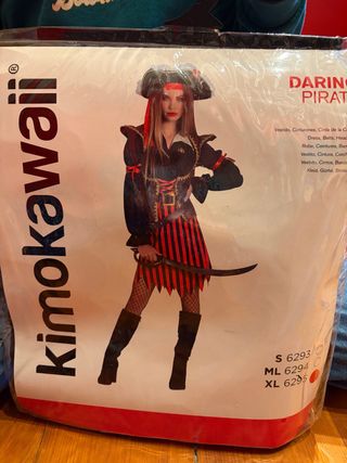 Disfraz Pirata Kimokawaii Talla XL