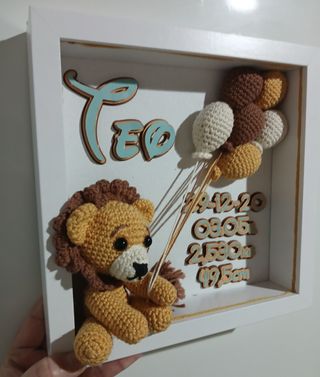 Marco Natalicio Personalizado Amigurumi