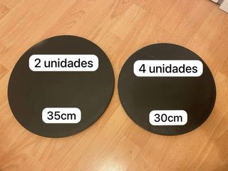 Platos pizarra negras