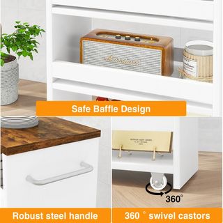 Carrito Auxiliar 4 Niveles 20cm