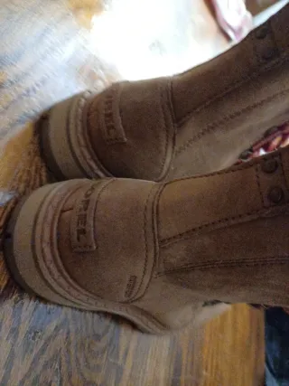 Botines de piel Sorel marrones