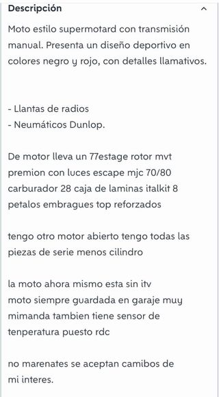 Honda HM 50cc Supermotard