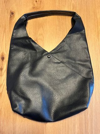 Bolso de piel mujer negro