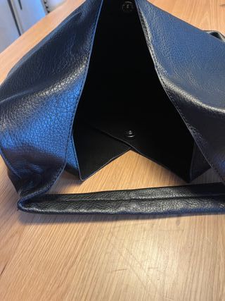 Bolso de piel mujer negro