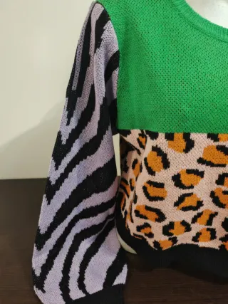 Maglioncino donna fantasia