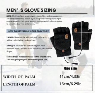 Guanti Riscaldati USB Controllo Temperatura