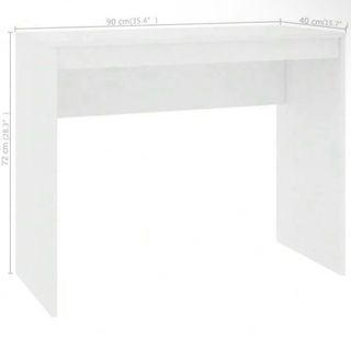 Escritorio blanco 90x40x72 cm