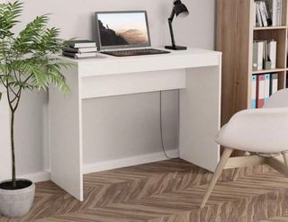 Escritorio blanco 90x40x72 cm