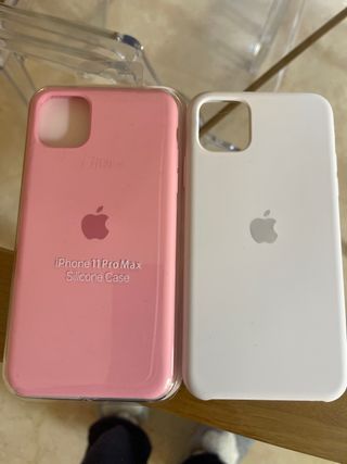Custodia iPhone 11 Pro Max Rosa e Bianca di Apple