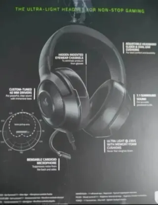 Auriculares Razer Kraken X Lite