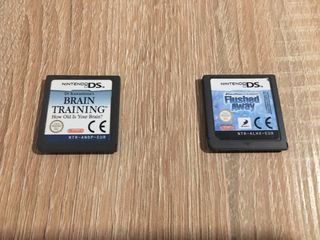 Nintendo DS Juegos Brain Training y Flushed Away