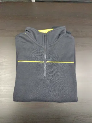 Sudadera Valento Negra y Amarilla