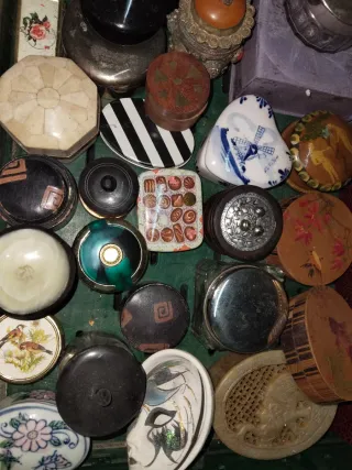 Lote de cajitas decorativas variadas