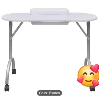 Mesa de manicura portátil plegable Nueva