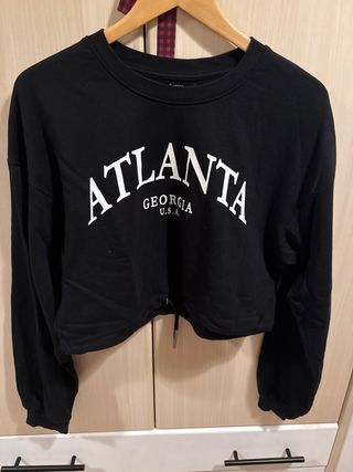 Sudadera Bershka Atlanta Georgia USA Talla M