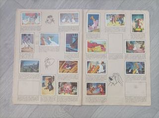Lote 4 Álbumes Cromos Disney Vintage