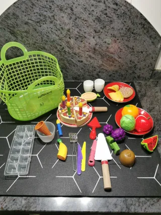 Cocina de juguete con accesorios
