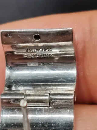 Orecchini Balenciaga Loop Argento 925