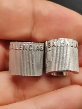 Orecchini Balenciaga Loop Argento 925