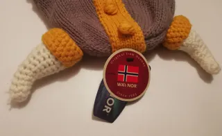 Berretto vikingo per bambini in lana