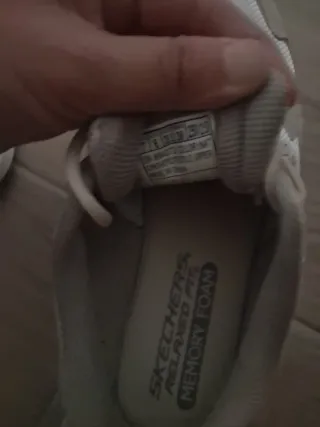 Zapatillas Skechers Beige/Gris Talla 39.5