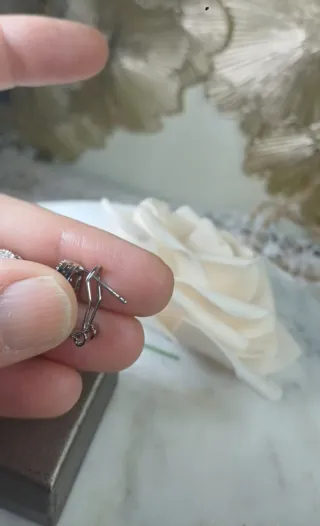 Pendientes Vintage Oro Zirconitas y Esmeralda