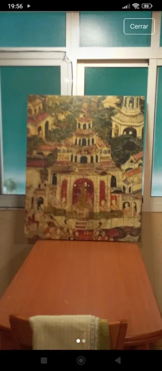 Cuadro decorativo 100x80 impresión sobre lienzo