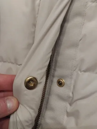 Chaqueta plumífero Mango beige talla M