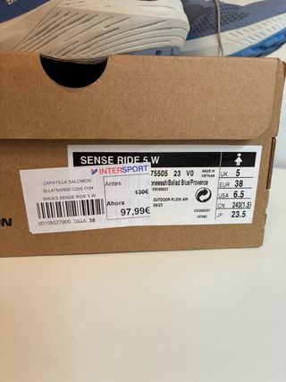 Salomon Sense Ride 5 Azul/Gris