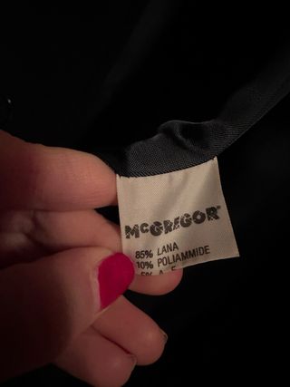 Cappotto McGregor Uomo Nero