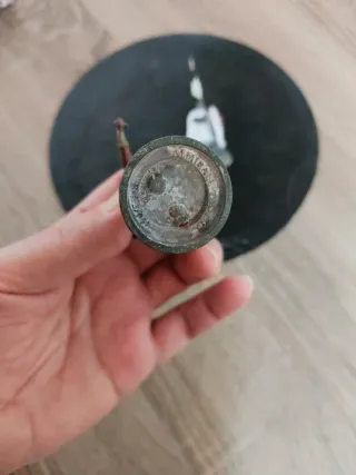 Lote figuras plomo indio y caballero