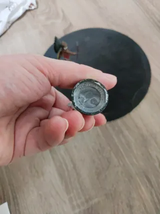 Lote figuras plomo indio y caballero