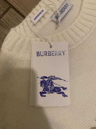 Maglione Burberry Bianco
