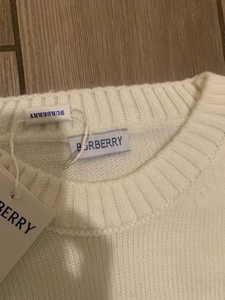Maglione Burberry Bianco