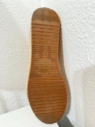 Alpargatas beige talla 37