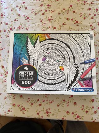 Puzzle Clementoni Color Me Therapy 500 piezas