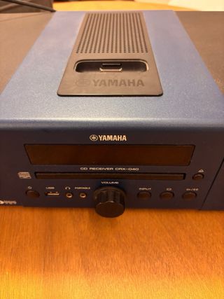 Yamaha CRX-040 CD Receiver Azul