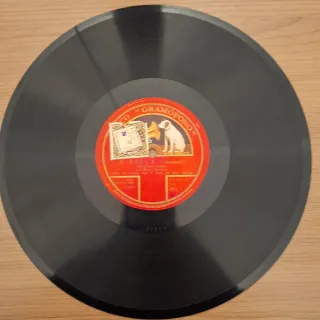 Disco pizarra 78rpm M Galvany Bel Canto/Coloratura