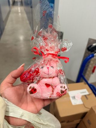 12 llaveros osito San Valentín